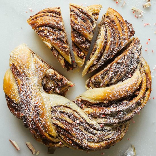 Peppermint Bark Bread