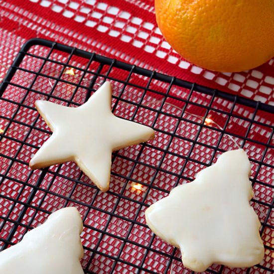 Vegan Orange Butter Cookies