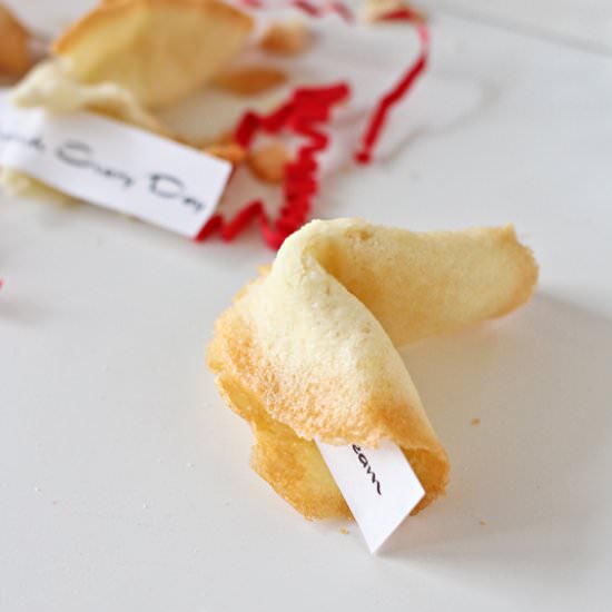 Homemade Fortune Cookies