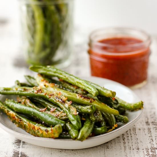 Parmesan Green Bean “Fries”