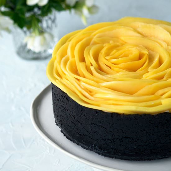 White Chocolate & Mango Cheesecake