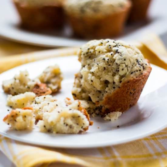 Vegan Lemon Chia Seed Muffins