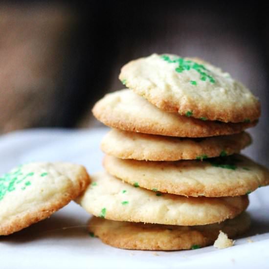 5 Ingredient Butter Vanilla Cookies