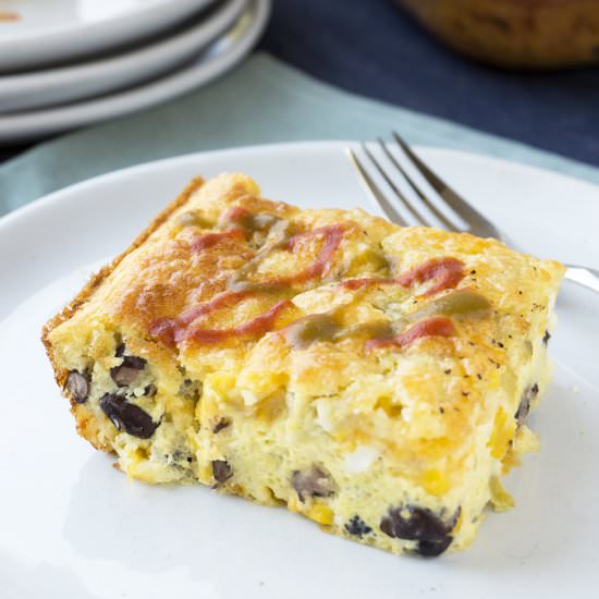 Easy Southwest Breakfast Casserole