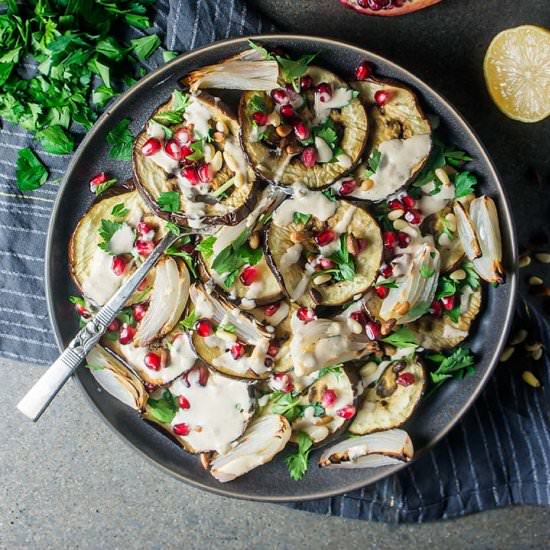 Roasted Eggplant Salad