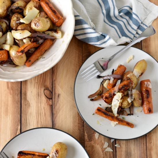 Roasted Vegetables with Bagna Cauda
