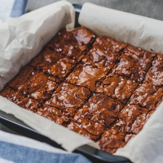 Chocolate Hazelnut Espresso Brownie