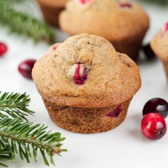 Cranberry Pear Muffins