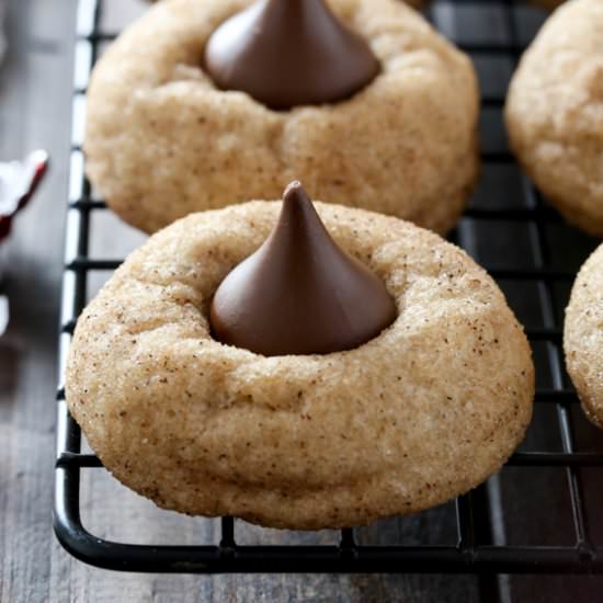 Snickerdoodle Kiss Cookies