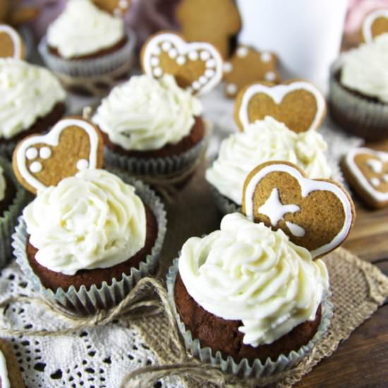 Gingerbread Cupcakes