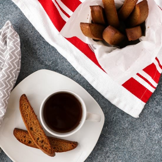 Gingerbread Biscotti