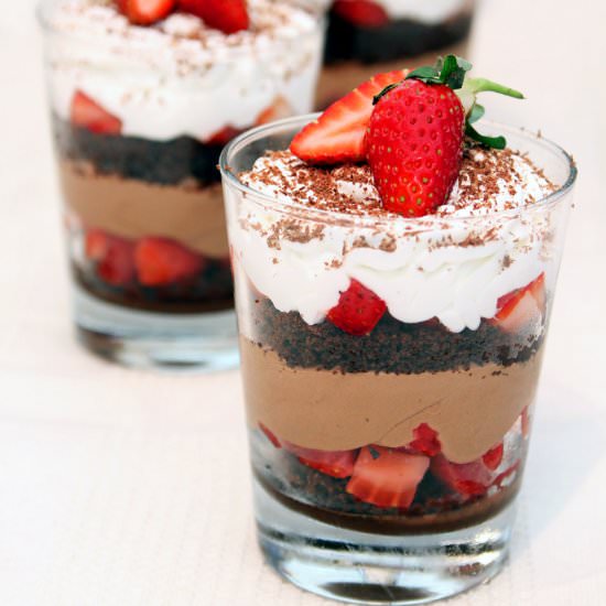 Chocolate Strawberry Trifle