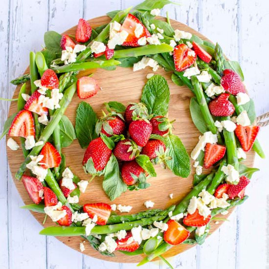 Easy Christmas Wreath Salad