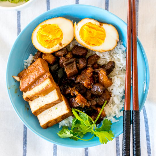 Taiwanese Braised Pork with Rice