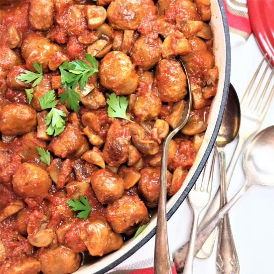 Sausage & Mushroom Ragu