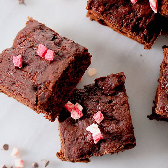 Melted ice cream brownies