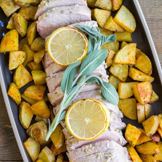 Garlic and Sage Pork Tenderloin