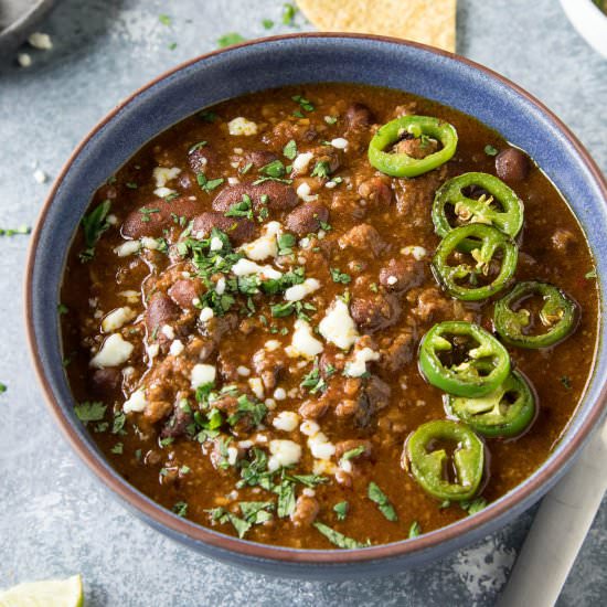 Slow Cooker Southwest Beef Chili