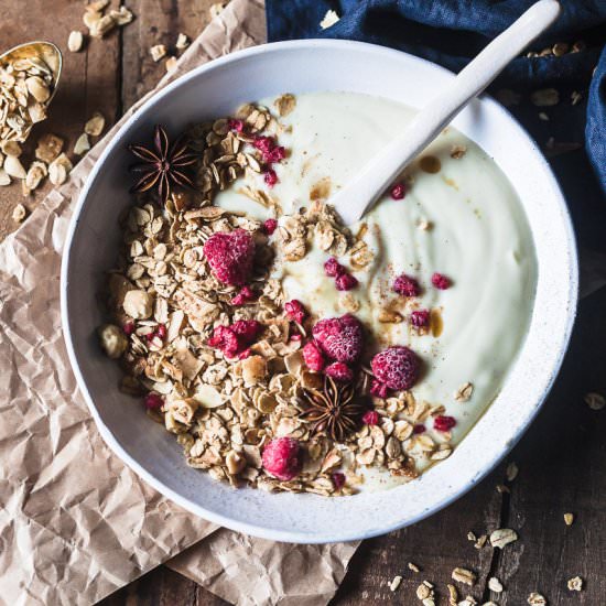 Gingerbread Hazelnut Granola