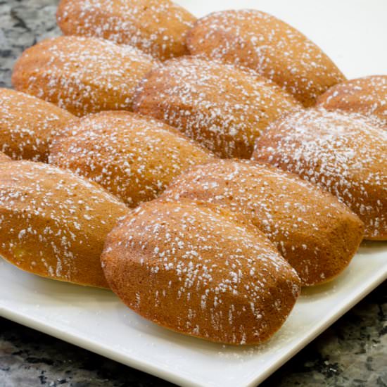 Honey & Lemon Madeleines