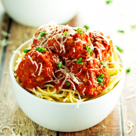 Baked Turkey Meatballs