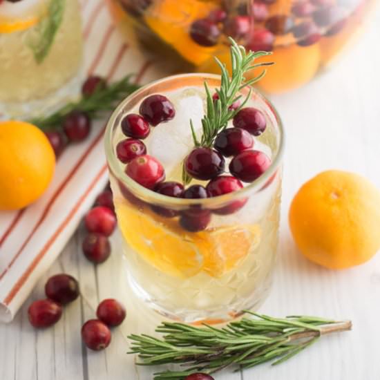 Cranberry Clementine White Sangria