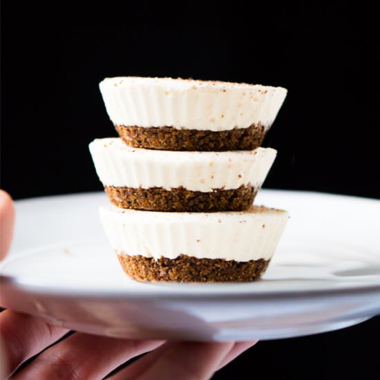 GF & Keto Eggnog Cheesecake