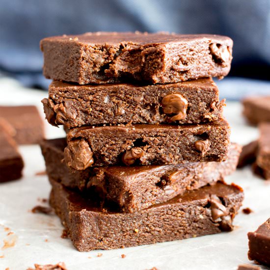 No Bake Dark Chocolate AB Brownies