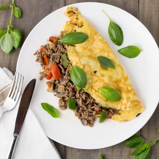 Thai Beef Omelette