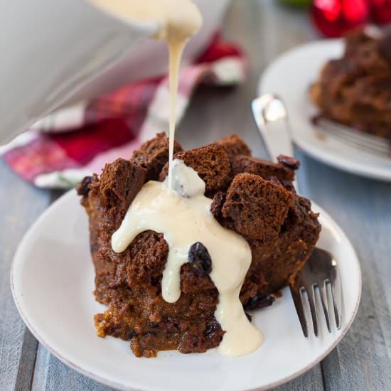 Gingerbread Bread Pudding