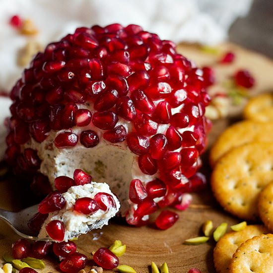 Pomegranate Cheese Ball