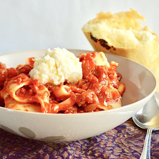 One Pot Lasagna Soup