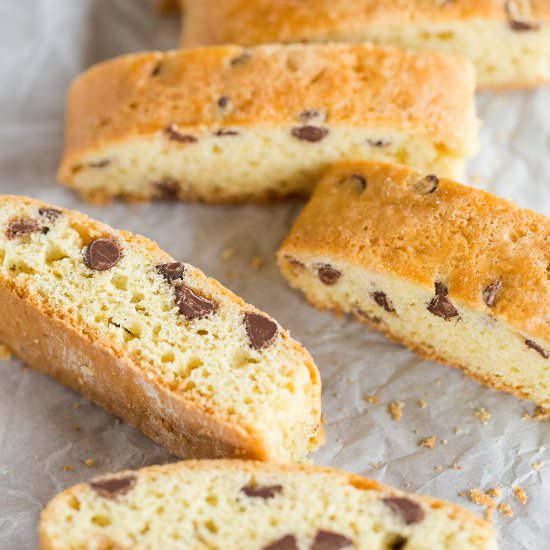 Lemon-Chocolate Chip Soft Biscotti