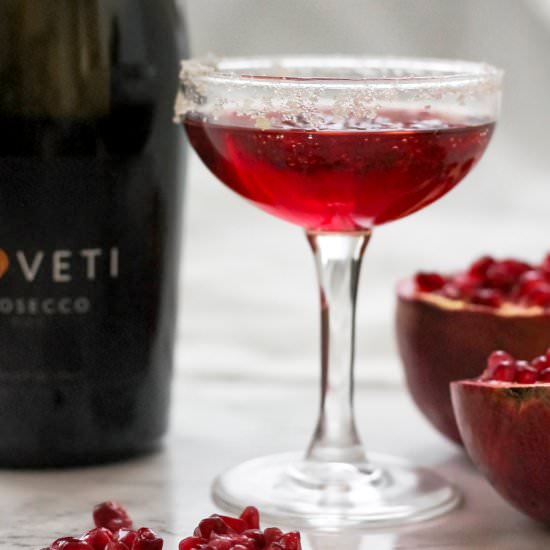 Pomegranate Ginger Prosecco