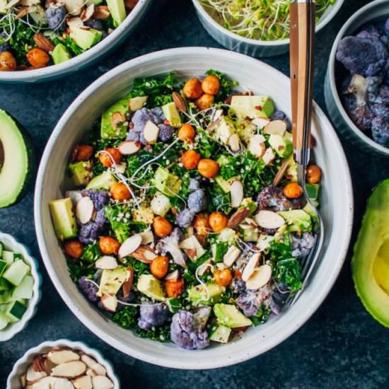 Vegan Kale Chopped Salad