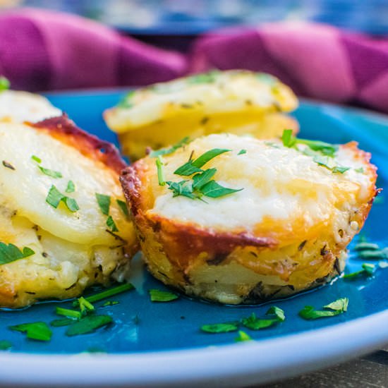 Mediterranean Mini Potato Gratin
