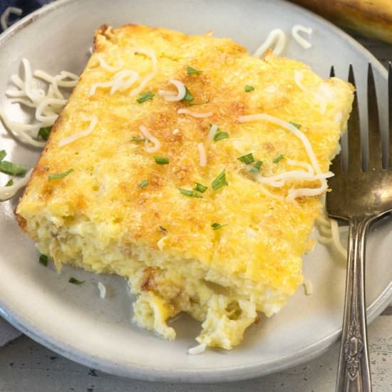 Green Chile Egg Casserole