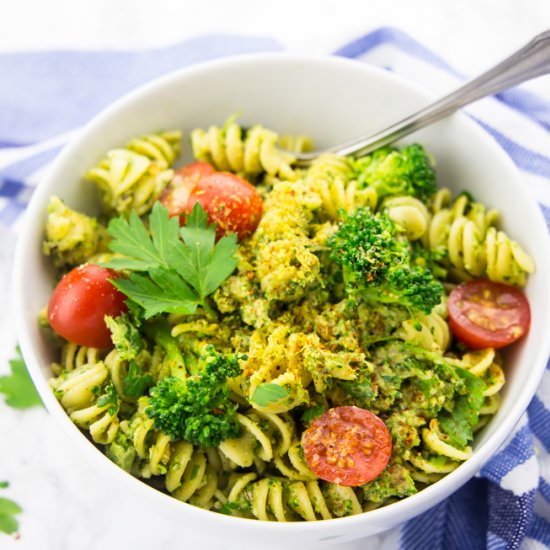 Broccoli Pesto with Pasta