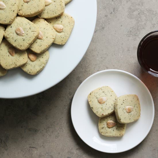 cardamom and tea shortbread