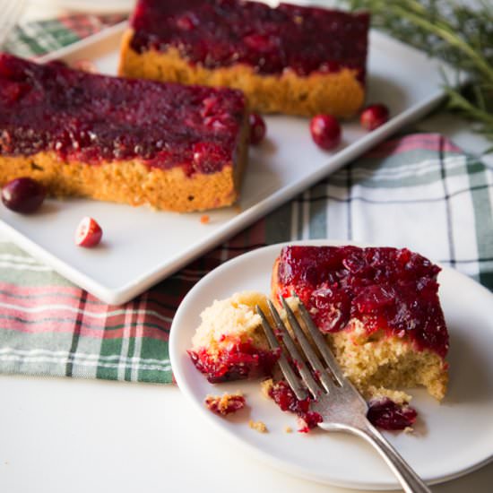 Cranberry Upside Down Cake