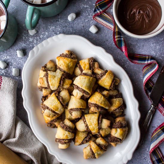 Nutella Pecan Rugelach