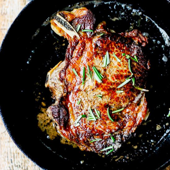 Pan-Seared Ribeye