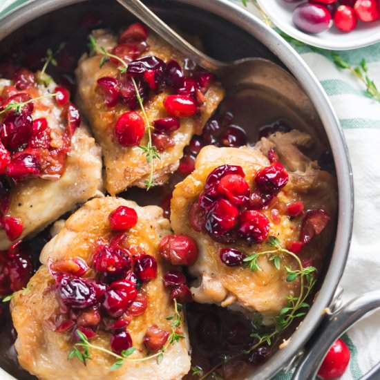 whole30 cranberry chicken