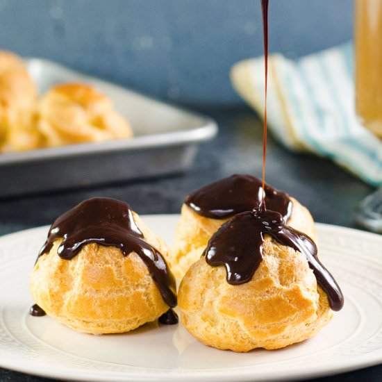 Chocolate Profiteroles