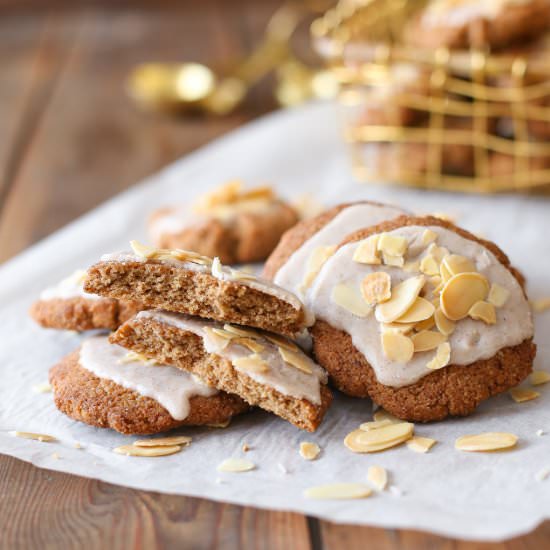 Glazed Anise Holiday Cookies
