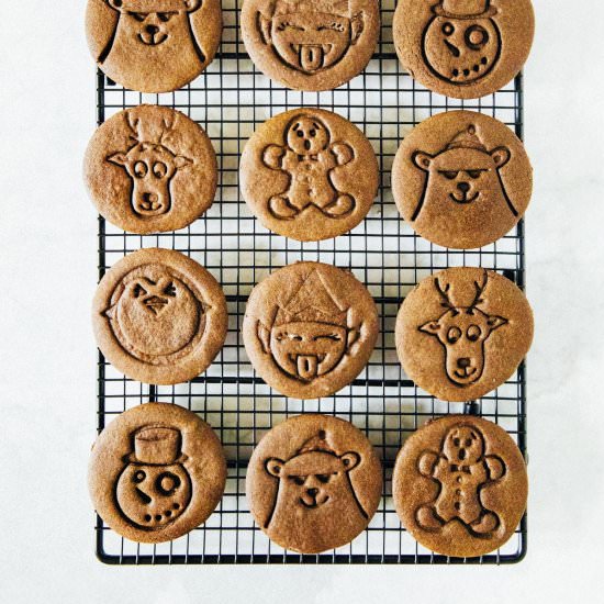 Dark and Stormy Sugar Cookies