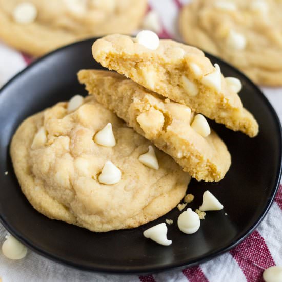 White Choc Macadamia Nut Cookies