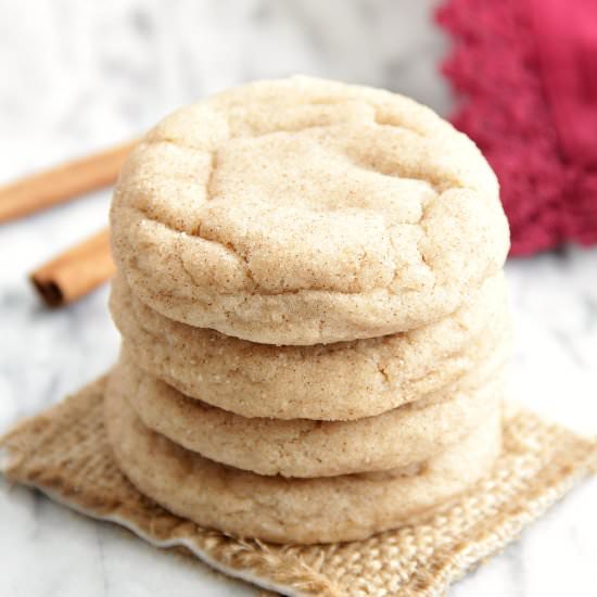 Soft and Chewy Snickerdoodles