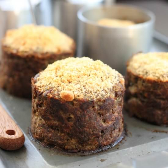 Baked Ground Beef Liver Towers