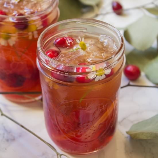 Sparkling Cranberry Apple Cider